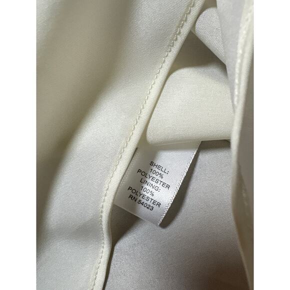 Banana Republic Ivory Sheer Slip Dress – Size 8 Festival Y2K Style - Picture 4 of 5